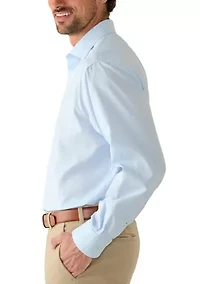 Men's Royal Texture Button Down Dress Shirt