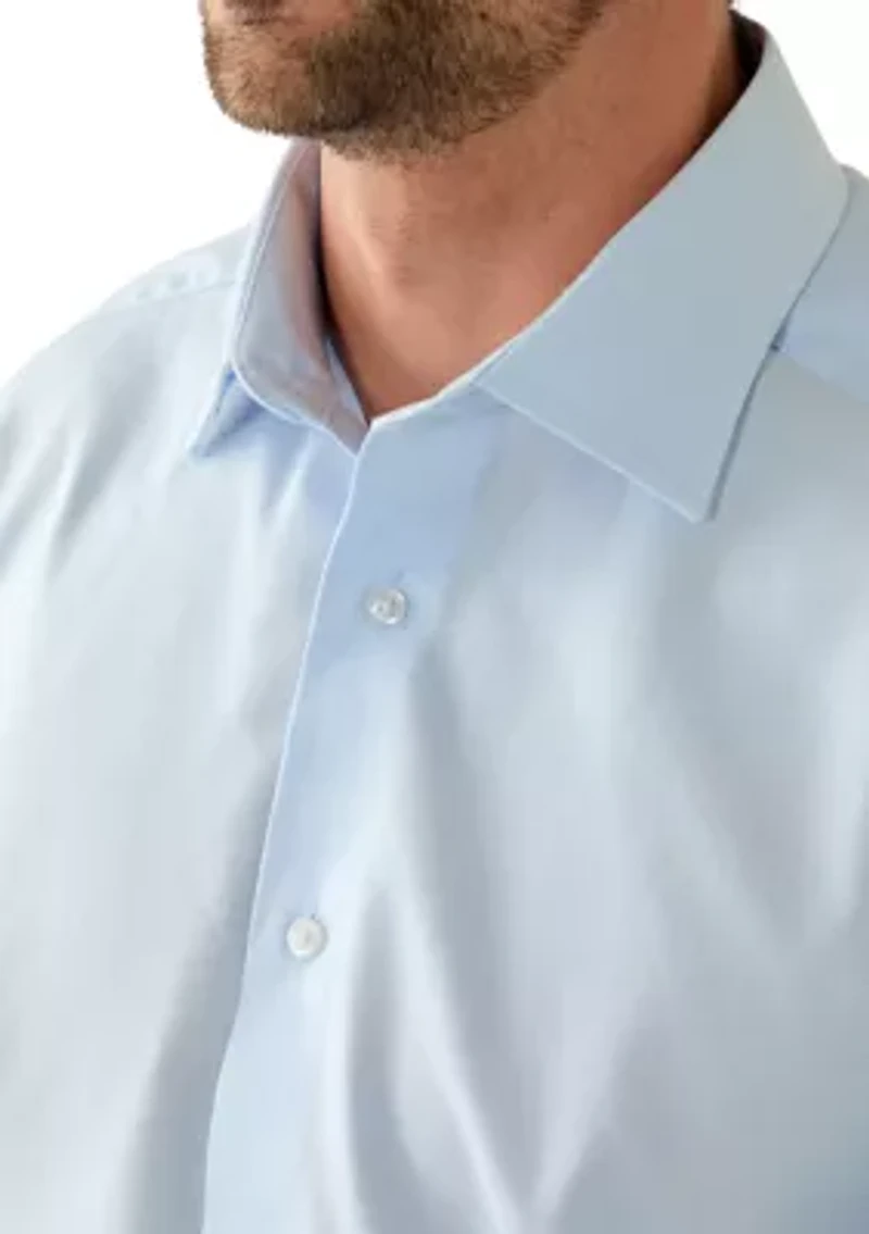 Men's Royal Texture Button Down Dress Shirt