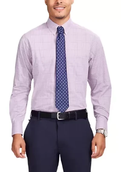 Men's All Over Stretch Regular Fit Button Down Shirt