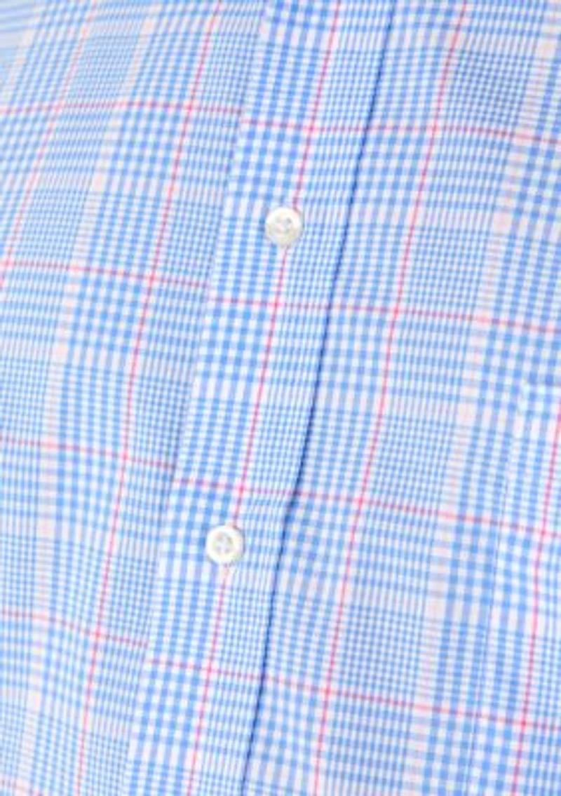 Big & Tall All Over Stretch Button Down Dress Shirt