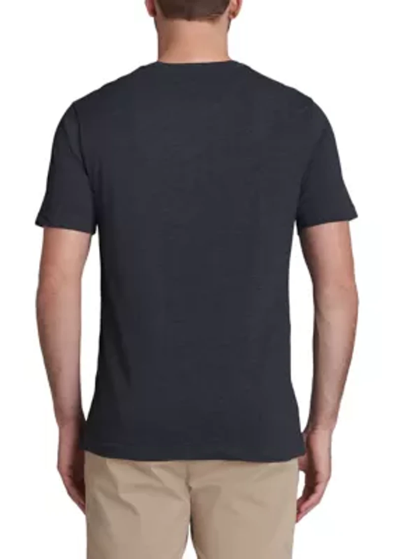 Saltwater Soft Wash Pocket Crew Neck T-Shirt