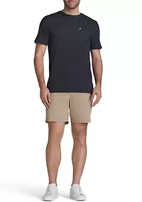 Saltwater Soft Wash Pocket Crew Neck T-Shirt