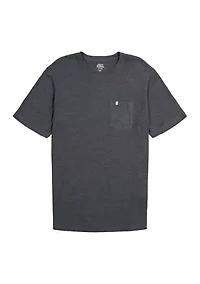 Saltwater Soft Wash Pocket Crew Neck T-Shirt