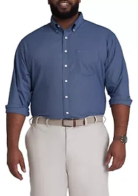 Big & Tall Long Sleeve Premium Essential Woven Shirt
