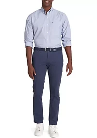 Classic Long Sleeve Woven Button Down Shirt