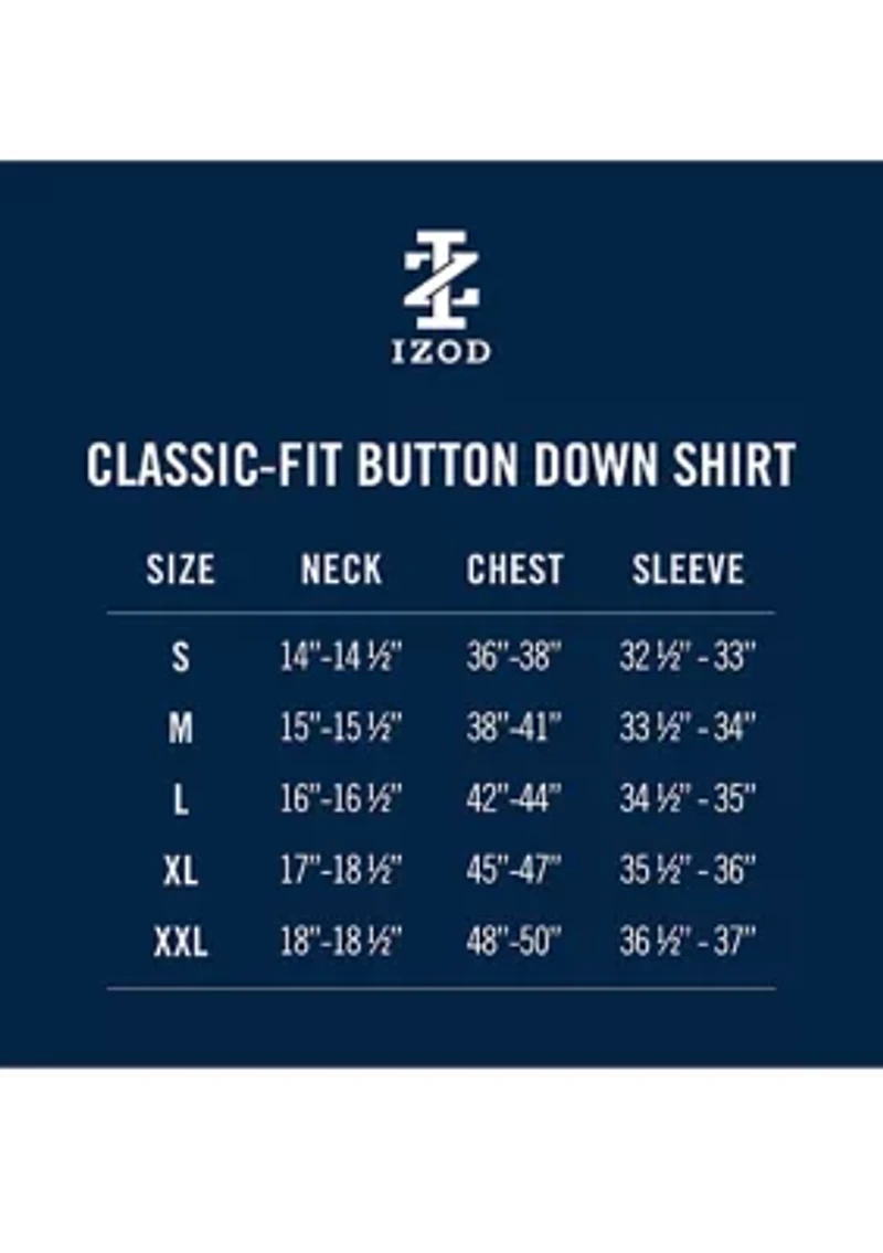 Classic Long Sleeve Woven Button Down Shirt