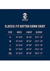 Classic Long Sleeve Woven Button Down Shirt