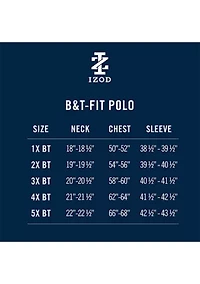 Big & Tall Short Sleeve Solid Advantage Polo Shirt