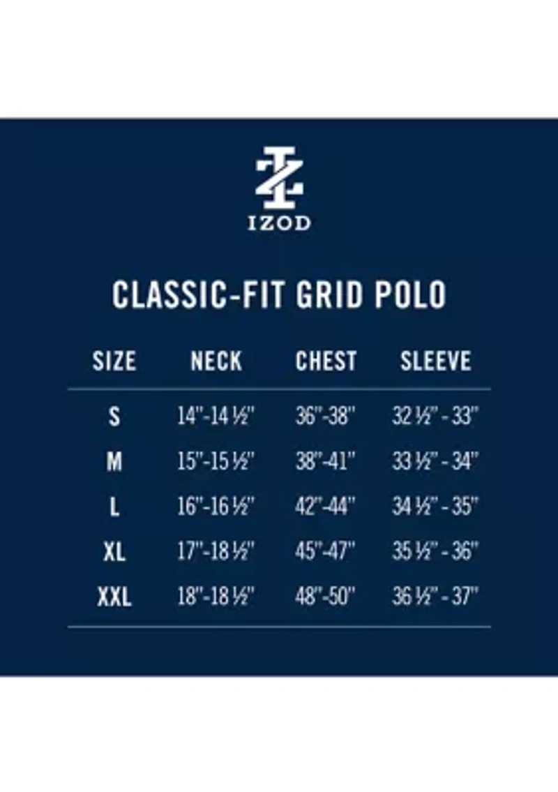 Golf Grid Polo Shirt