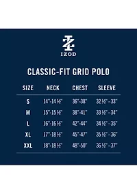 Men's Golf Grid Polo Shirt