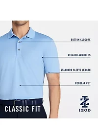 Men's Golf Grid Polo Shirt