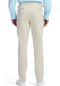 Saltwater Stretch Flat Front Slim Fit Chino Pants
