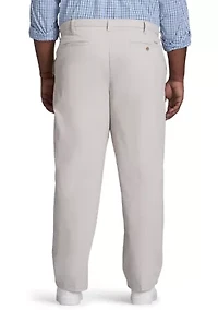 Big & Tall Performance Stretch Flat Front Chino Pants