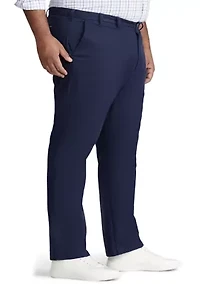 Big & Tall Performance Stretch Flat Front Chino Pants