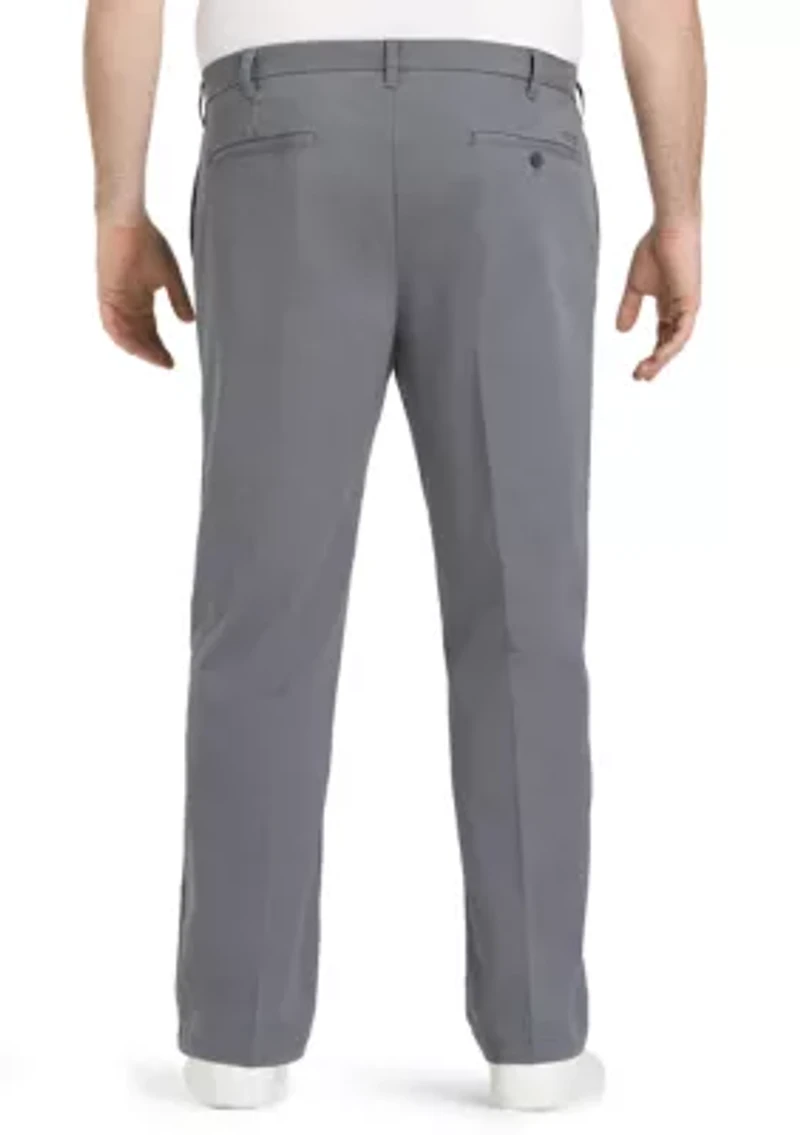 Big & Tall Performance Stretch Pleated Chino Pants