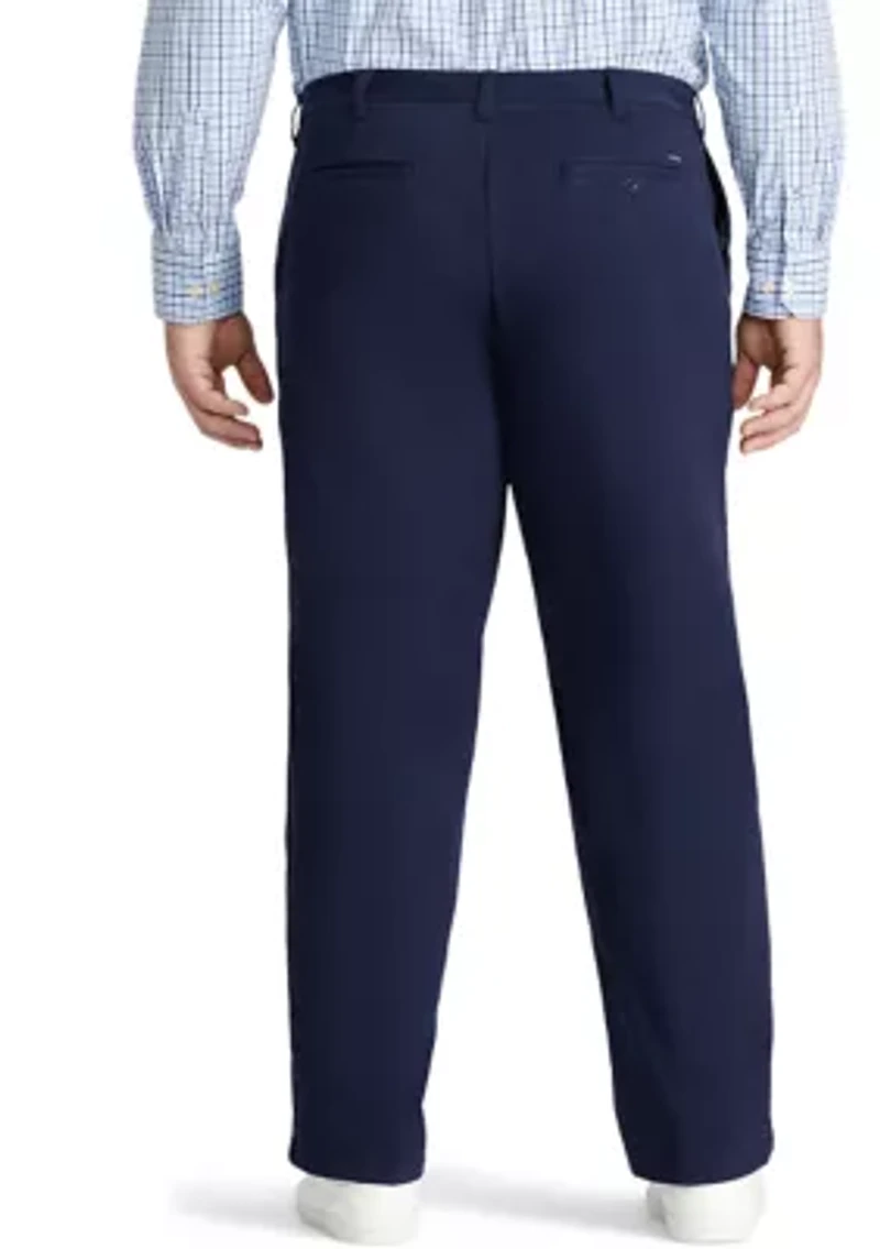 Big & Tall Performance Stretch Pleated Chino Pants
