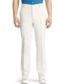 Men's Performance Stretch Flat Front Straight Fit Chino Pants