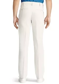 Men's Performance Stretch Flat Front Straight Fit Chino Pants