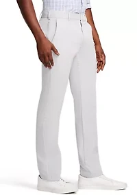 Men's Performance Stretch Flat Front Straight Fit Chino Pants