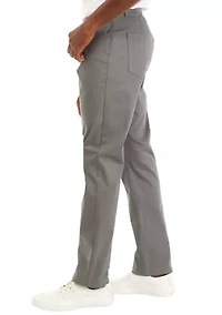 5 Pocket Sateen Pants with Stretch Waistband​
