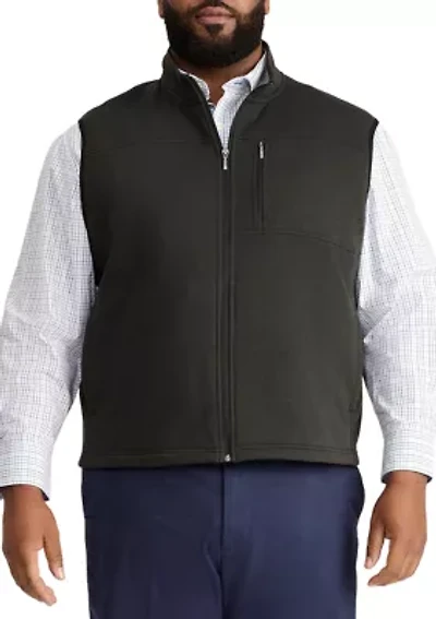 Big & Tall Sweater Fleece Vest - Classic Fit