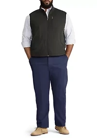 Big & Tall Sweater Fleece Vest - Classic Fit