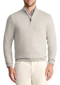 Jersey 1/4 Zip Sweater