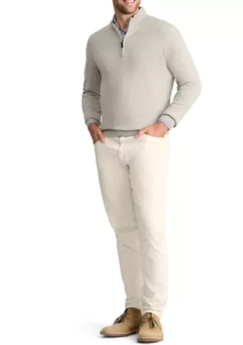 Jersey 1/4 Zip Sweater