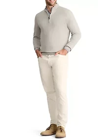 Jersey 1/4 Zip Sweater