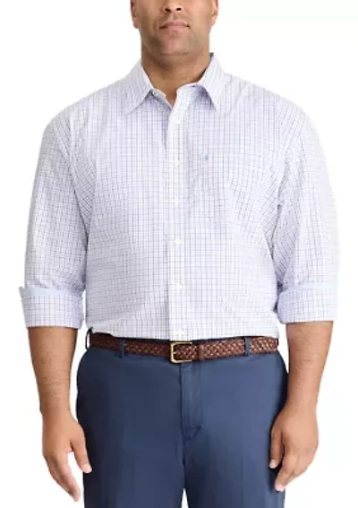 Big & Tall Plaid Woven Shirt