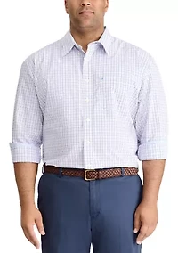 Big & Tall Plaid Woven Shirt
