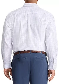 Big & Tall Plaid Woven Shirt