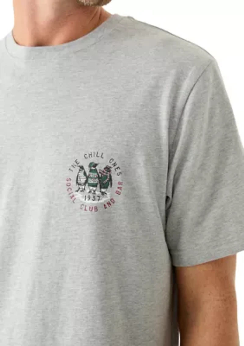 Short Sleeve Holiday Graphic T-Shirt