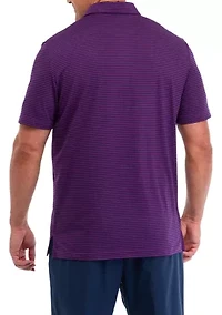 Big & Tall SWINGFLEX ELITE - Clubhouse Bar Stripe Polo Shirt
