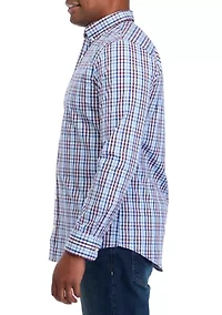 Big & Tall Fashion Stretch Regular Fit Button Down Shirt