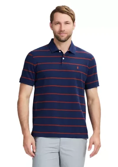 Short Sleeve Rugby Stripe Polo Shirt