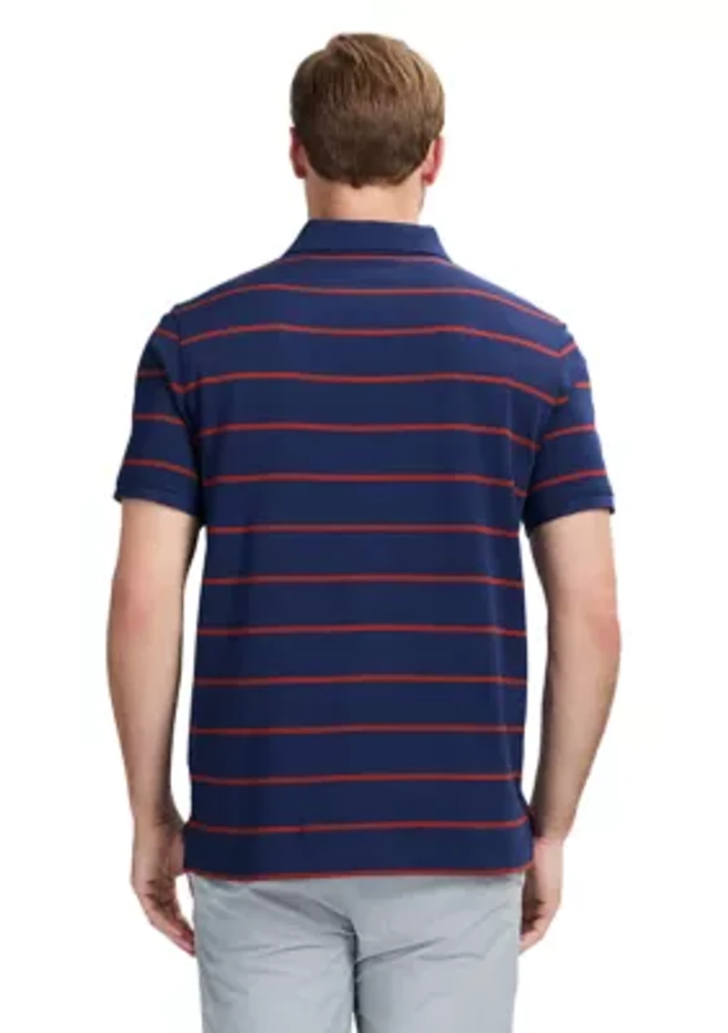 Short Sleeve Rugby Stripe Polo Shirt