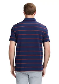 Short Sleeve Rugby Stripe Polo Shirt