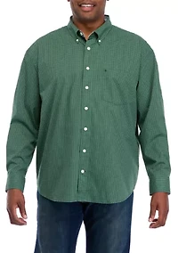 Big & Tall Comfort Performance Woven Button Down Shirt