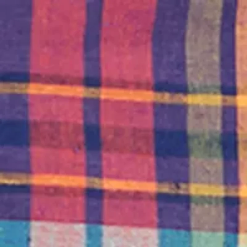 Short Sleeve Madras Linen Shirt