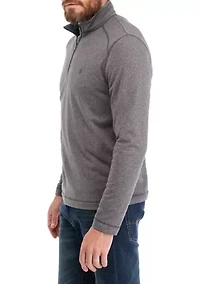 Long Sleeve Salt Dune Micro Fleece Quarter Zip​