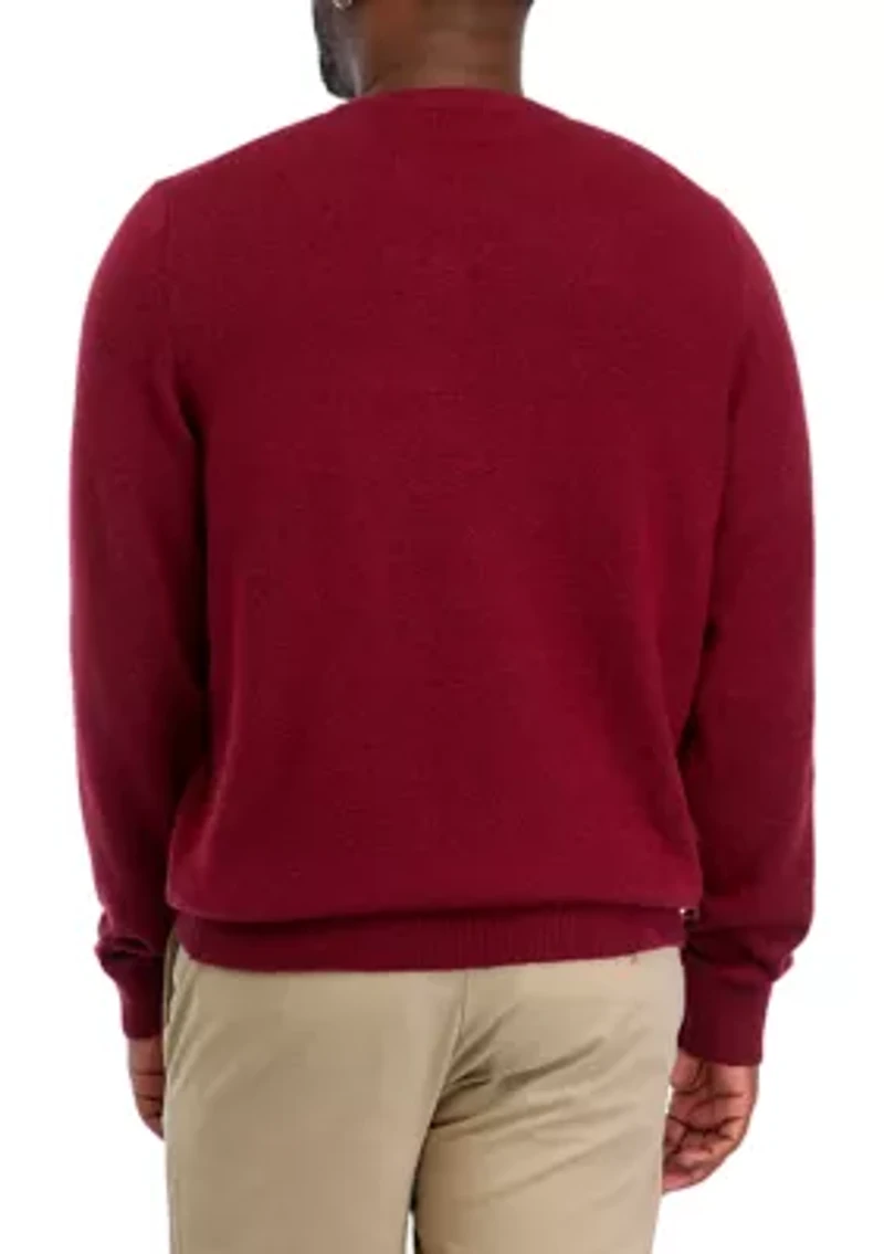 Classic Chest Stripe Crew Neck Sweater