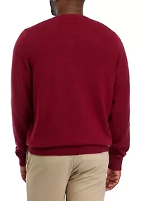 Classic Chest Stripe Crew Neck Sweater