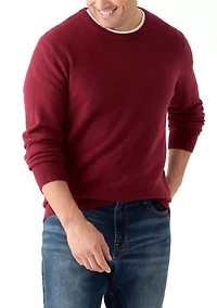 Big & Tall Soft Touch Jersey Crew Neck Sweater