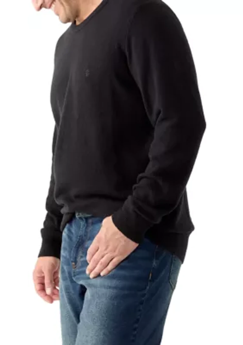 Big & Tall Soft Touch Jersey Crew Neck Sweater