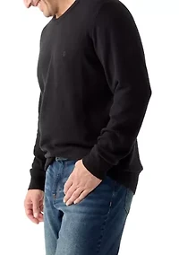 Big & Tall Soft Touch Jersey Crew Neck Sweater