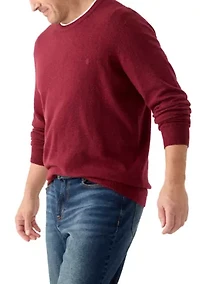 Big & Tall Soft Touch Jersey Crew Neck Sweater