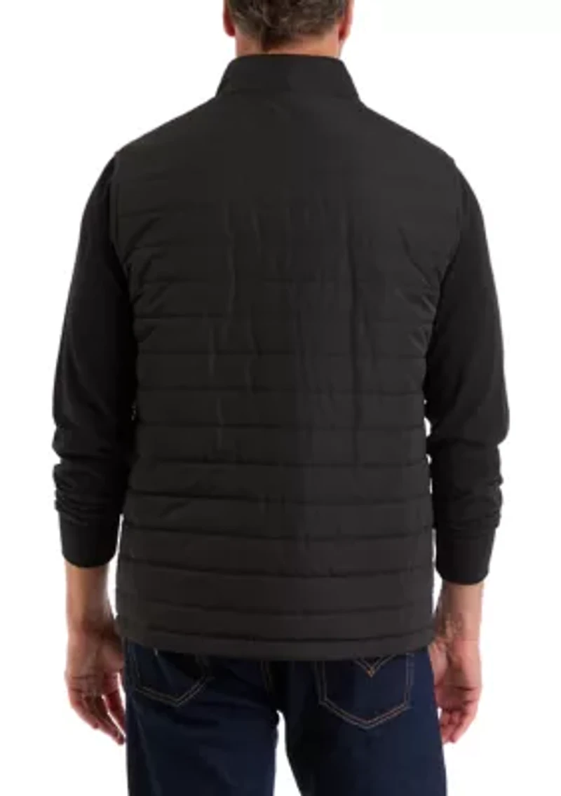 Solid Quilted Vest