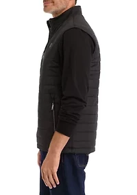 Solid Quilted Vest