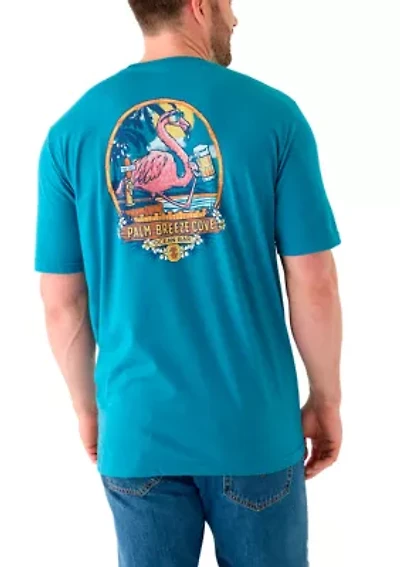 Big & Tall Short Sleeve Max Chill Flamingo Graphic T-Shirt